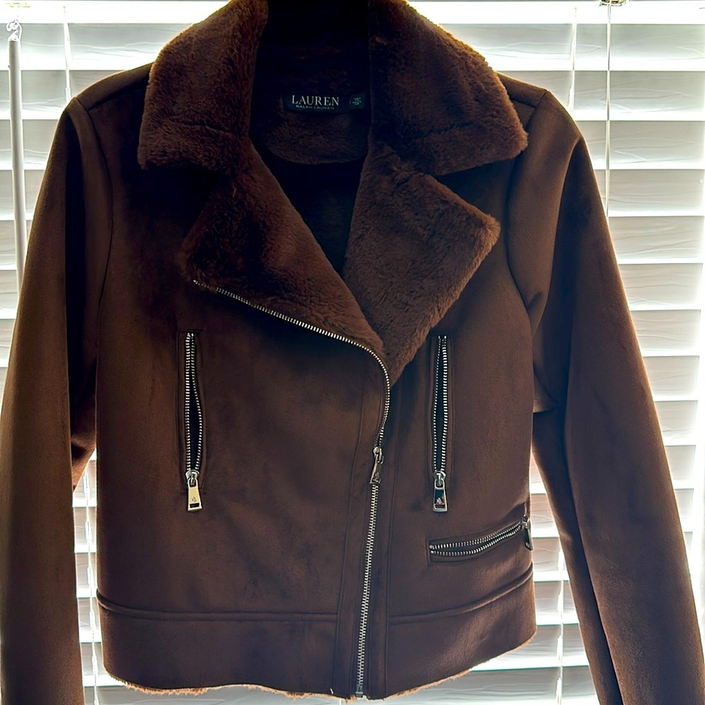 Lauren Ralph Lauren suede blazer